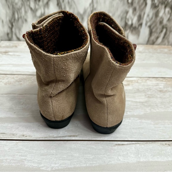 Ciao Women’s Sz 9 Suede Pull On Booties Shoes Boho Cozy Fall Winter Stanna Boots - Picture 9 of 15